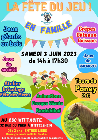 Fête du Jeu à Wittelsheim